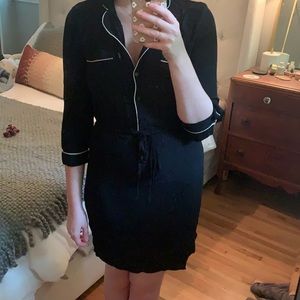 Black Pajama Style Dress